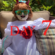 Annabelle in quarantine.